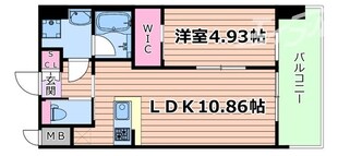 プレジオ天神橋ASIANの物件間取画像